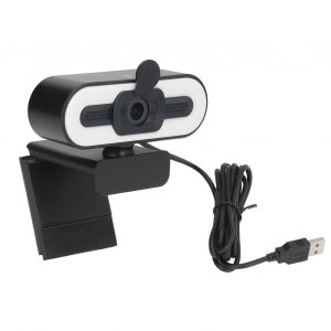 HJLIAN Webcam 1080p HD, mise au point automatique, reduction du bruit, installation facile, pour conferences de bureau - Neuf