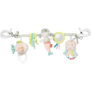Mdy-Chaîne De Poussette Meereskinder - Chaîne De Mobile Avec D'adorables Créatures Marines - À Suspendre De Manière Flexible - Jouet De Poussette Pour Bébés Et Jeunes Enfants Dès 0+ Mois - Neuf