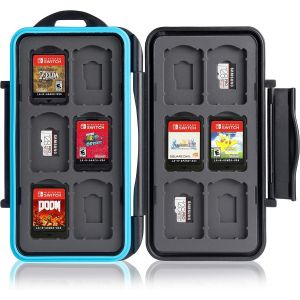 Boîte De Protection Pour Carte Mémoire Pour 12 Jeux Nintendo Switch - Étui Pour Carte Mémoire - Sac De Voyage - Étui De Protection - Coffre-Fort Pour Carte - Sac - Étui Pour Cartouches - Neuf