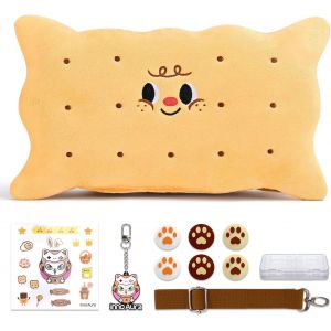 &Eacute;tui NS Switch - Accessoires pour NS Switch 18 en 1 avec Etui de Transport Switch, Etui de Jeu Switch, Protection d'Ecran Switch, Support Switch, Poign&eacute;es de Pouce Switch(Violet) - Neuf