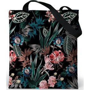 ERSHI-Tote Bag Femme - Grand Sac Cabas en Velours avec Fermeture Éclair et Poche Intérieure - Intérieur en Tissu Oxford 37x42cm - [5 - Neuf