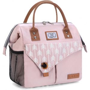 Sac Isotherme Repas Femme 11 L Lunch Bag Glaciere Souple Isotherme,Sac Repas Portable Multi-Usages Polyfonctionnel Et &Eacute;tanche, Lunch Box Pour &Eacute;tudian/Bureau-Gris - Neuf
