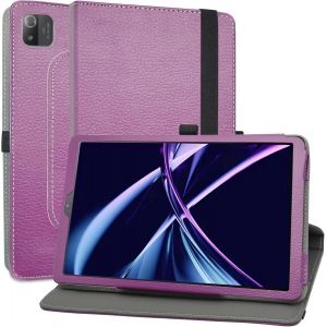 ELVORIX-Coque pour Acer Iconia Tab A10,en Cuir Protecteur avec Stand &Eacute;tui en PU Cuir Rotative 360 degr&eacute;s Housse de Protection Flip Case Cover pour Acer Iconia Tab A10 10.1 Pouces Tablette,Violet - Neuf
