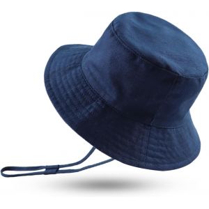 RFCBC-Large Bord Chapeau de Soleil Bébé Enfant Bonnet d`été pour Garçon Fille Anti-UV Casquette Réglable - Neuf