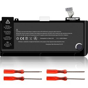 Aoal-Batterie A1278 A1322 Pour Macbook Pro 13""(Mi-2009 2010 2012 Début 2011 Fin 2011) 661-5557 661-5229 Mb991ll/A Mb990j/A Mb990ch/A Mb990ta/A Mc700ll/A Mc374ll/A[11,1v 66,6wh 6000mah] - Neuf