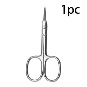Ore-Ciseaux De Manucure Russes,Repousse Des Cuticules,Pointe Incurvée,Toilettage Professionnel,Dissolvant De Peau Morte En Acier Inoxydable,1 À 8 Pièces-1pc- - Neuf