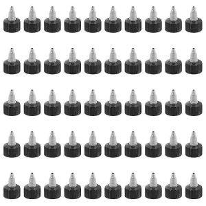 Twist Bottle Caps,50pcs 28-410 Squeeze Bottle Cap Bouchons De Remplacement Pour Colle À Eau Bouteilles De Distribution Bouchons De Distribution - Neuf