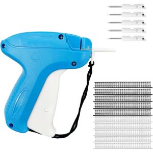 Lbgwp60-Etiqueteusepistolet D'etiquettes Prix Etiquettes, Avec 1000pcs Fils Paddle (Blanc,5cm) + 5pcs Aiguilles De Rechange, Étiquettes De Marques Pour Bazar Vêtements Chaussettes Chapeaux Commerc - Neuf