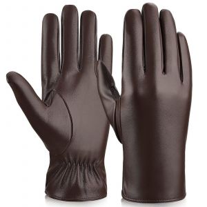 Femmes Gants D'hiver: Le Toucher Du Cuir Thermique De La Laine De Ludd - Neuf