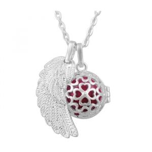 Bola De Grossesse Aile D'ange Et Cage Tr&egrave;fle Et Boule Rose - Neuf