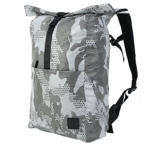 Sac A Dos Reflechissant Impermeable Gris Et Blanc Pour Le Cyclisme Et Les Sports De Plein Air - Neuf