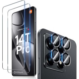 Verre Trempé Pour Samsung Galaxy S24+ / S24 Plus Avec Caméra Arrière Protecteur [2+1 Pcs], Protection Objectif Caméra Individuel Pour Tout Coque¿Dureté 9h Hd Glass Film De Protection D¿Écran - Neuf