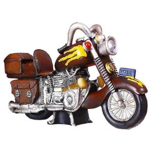 Moto Miniature véhicule Decor,ornement de conception de véhicule de moto,créatifs en résine moto fo - Neuf