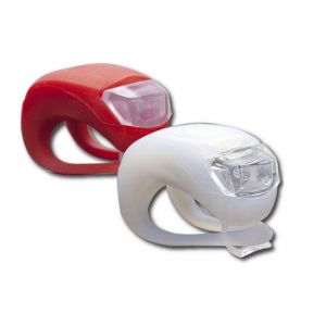 Lot De 2 Feux Arri&egrave;re Led &Eacute;tanches Pour V&eacute;lo &iquest; Silicone Hautement &Eacute;lastique, Fixation Rapide, Multifonctions, S&eacute;curit&eacute; Nocturne Pour Cyclistes - Neuf