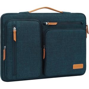 Housse 360&deg; Pour Ordinateur Portable 13,3 Pouces, Compatible Avec Macbook Air/Pro 13 / Pro 14, Hp Dell Acer Asus, 13-14 Pouces Sac Ouvert Lat&eacute;rale Avec 4 Poches Zipp&eacute;es&Poign&eacute;e,Sar[ZHUJ3190] - Neuf