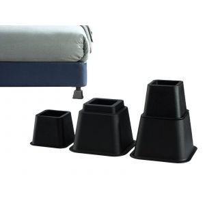 Lot de 8 rehausseurs de meubles pour pieds de lit et de chaise - Neuf