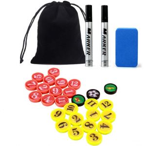 Acdsgd-Kit D'accessoires Pour Tableau Tactique Pour Football Avec Aimants, Marqueur Et Gomme Pour Tableau Magn&eacute;tique Strat&eacute;gie Panneau, Le Frigo, Le Tableau Blanc, R&eacute;frig&eacute;rateurs #2 - Neuf
