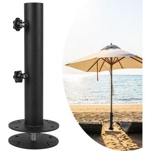 Ulteronixshop-Tube De Support De Parapluie Universel En Granit, Base De Tube De Parasol En Pierre Pour L'ext&eacute;rieur, Base De Parasol Robuste, Ensemble De Tubes De Support De Parapluie, Support De Tube - Neuf