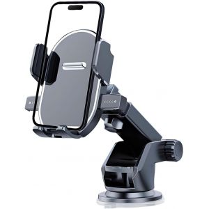 1 support de t&eacute;l&eacute;phone portable &agrave; ventouse pour voiture, station de charge de t&eacute;l&eacute;phone portable, multi-angle, bras de traction rotatif &agrave; 360 &deg;, pour smartphones de 4,5 &agrave; 7,2 - Neuf