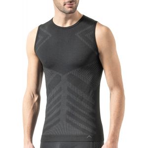 Jexnovashop-Haut Thermique Homme Sans Manches Energy &iquest; D&eacute;bardeur Hiver &Eacute;lastique, Respirant Et Sans Couture &iquest; Made In Italy - Neuf