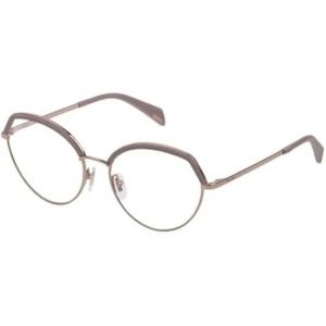 Monture De Lunettes - Police - Vpl932-5508ff - Ø 55 Mm - Métal - Doré - Neuf