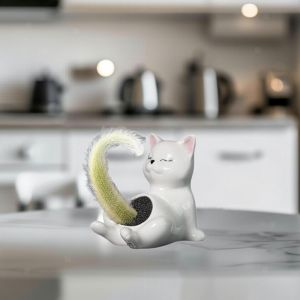 Planteur de chat en céramique chaton de fleur de fleur de fleur idéal cadeau - Neuf