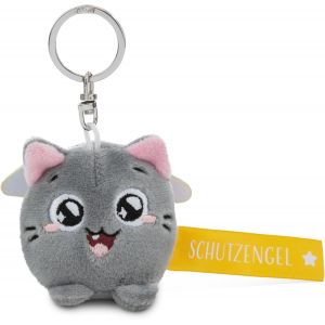 Kal-Porte-Clés Chat « Ange Gardien » Jaune 5 Cm - Neuf