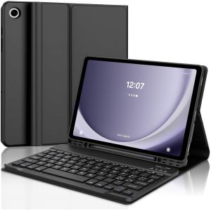 Clavier Italien Samsung Galaxy Tab A9+ 11"", &Eacute;tui Avec Clavier Samsung Galaxy Tab A9 Plus, Samsung Galaxy Tab A9+ Coque Avec Clavier, Clavier Bluetooth Sans Fil & Slim Cover, Noir[Z2344] - Neuf