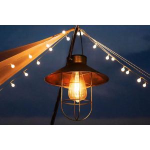 Lanterne solaire suspendue &agrave; LED, r&eacute;sistante &agrave; l'eau, pour la d&eacute;coration de jardin ext&eacute;rieur - Neuf