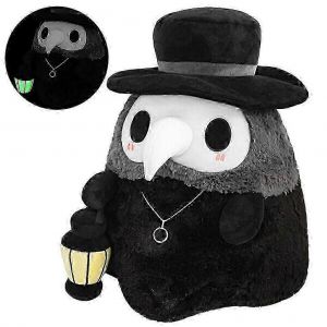 Jouets en peluche de docteur de la peste 7,8""/20 cm, jouet en peluche de vacances Docteur de bec de peste créatif lumineux squishable petite poupée de docteur de la peste en peluche pour accessoire de fête Pl - Neuf