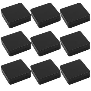 9 Pcs Boite de Derivation Etanche Exterieur, Bo&icirc;te de Jonction &eacute;tanche, Bo&icirc;te de Jonction Etanche Electrique Exterieur Plastique ABS, Boite de D&eacute;rivation Connecteur de C&acirc;ble, Noir/62x62x20mm - Neuf