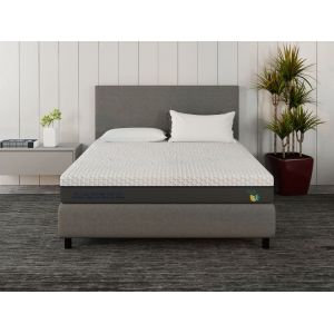 Matelas Scarnatti 180x200 cm epaisseur 27 cm M&eacute;moire de Forme CoolGel,Soutien 7 Zones,R&eacute;versible : Ferme / &Eacute;quilibr&eacute;e (2 en 1) - Neuf
