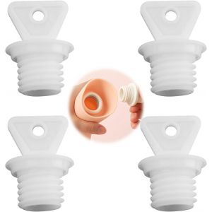 Kalanka-Lot De 4 Bouchons De Rechange Pour Bouillotte &Eacute;lectrique, Fashy, Bouillotte &Eacute;lectrique Et Bouillotte Fashy Avec Bouchon Filet&eacute; - Neuf