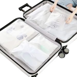 Lbgwp60-Lot De 25 Sacs Refermables Givrés Avec Fermeture Éclair Pour Vêtements, Sacs De Voyage, Sacs À Vêtements, Sacs De Voyage,Sacs De Rangement Pour Chaussures, Sacs Pour La Maison, L'école, L'hôp - Neuf