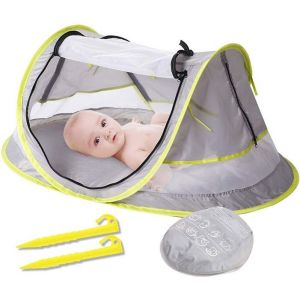 Tente De Plage Portable Upf 50+ Avec Moustiquaire Pour B&eacute;b&eacute; &iquest; Abri Solaire L&eacute;ger Pour Nourrissons Et Tout-Petits - Neuf