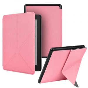&Eacute;tui En Cuir Pour Amazon Kindle Paperwhite 12e G&eacute;n&eacute;ration 7 Pouces 2024,Housse De Support Intelligente Pour Tablette Sa568b Sa569p 7 Pouces Ereader Funda.Pink.For Kindle 12th Gen - Neuf