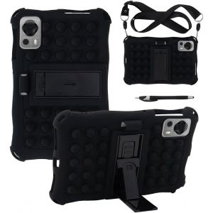 Étui De Protection En Silicone Pour Tablette Headwolf Fpad7/Alldocube Iplay 60 Mini/60 Mini Pro/60 Mini Turbo,Avec Bandoulière Et Stylet,Résistant Aux Chocs,Adapté Aux Enfants-Noir - Neuf