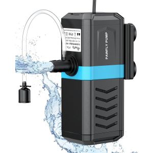 Aquarium Filtre Intégré Pour Aquariums De 190 À 455 Litres Avec Pompe Puissante De 35 L/Min Filtre Submersible Ultra-Silencieux Pour La Filtration Des Bassins D'eau Douce Et D'eau De Mer - Neuf