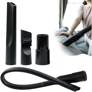 Embout Aspirateur Universel, Suceur Aspirateur, Accessoires Aspirateur, Brosse Aspirateur, Pour Nettoyer Les Fentes Sous Les Meubles, Les Sièges De Voiture, Avec Raccord 35/32Mm, 4[SSE7113455] - Neuf