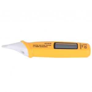 XYONG Stylo de test electrique intelligent sans contact a affichage numerique VC1018, detecteur de tension alternative jaune - Neuf