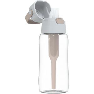 Eryi-Gourde Filtrante Solid, 1 Filtre À Charbon Actif, Cappuccino 0,5 L - Sans Bpa Bouteille D'eau, Filtre Le Chlore Et Autres Contaminants - Gourde Sport, Gourde Paille, Bouteille D'eau De Sport - Neuf