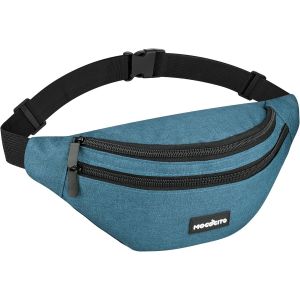TRAHOO-Sac Banane de Randonn&eacute;e Homme & Femme, 32x15x9cm avec Ceinture Ajustable 120cm, Tissu Imperm&eacute;able, Id&eacute;al pour Sport et Voyage - Neuf