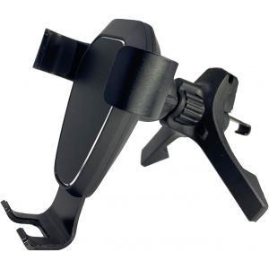 Support T&eacute;l&eacute;phone Voiture, Rotatif Porte Telephone pour Grille d`a&eacute;ration Circulaire,Op&eacute;ration d'une Seule Main, pour iPhone 16/15 /14 et Series - Neuf