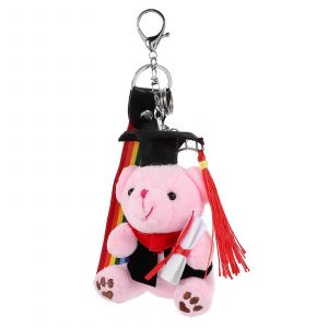 Porte-cles en peluche Docteur Ours Pendentif Ours en peluche Joli porte-cles poupee ours Pendentif dessin anime - Neuf