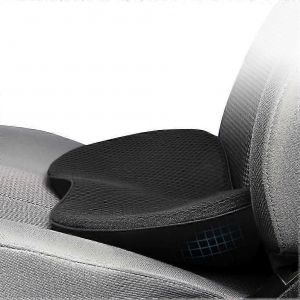 Coussin De Siège D'auto Pour Conducteur Coussin De Siège D'auto Épais Rehaussant Le Coussin D'inconfort Du Bas Du Dos Pour Toutes Les Saisons - Neuf