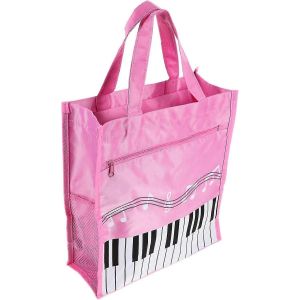 Sac de rangement de notes de musique - Sac fourre-tout portable pour livres de musique - Sac &agrave; main d'&eacute;tudiant en nylon sud-cor&eacute;en - Neuf