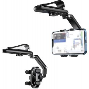 JGD-Support Telephone Voiture Pare Soleil, Support de T&eacute;l&eacute;phone Universel Rotatif 360 Degr&eacute;s, pourSmartphone 4.0-7.0pouces - Neuf