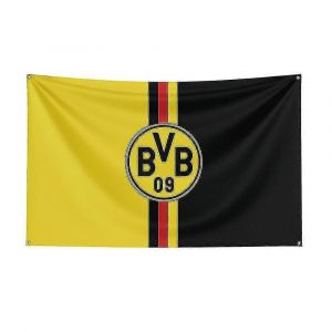 Drapeau Du Borussia Dortmund Born Pretty 3x5 En Polyester Imprime, Banniere De Sport De Course Pour Decoration - Neuf