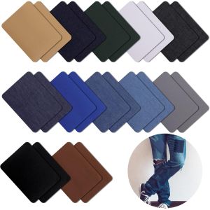 Mevronisshop-24 Pcs Patch Thermocollant Vetement, 12 Couleur Patches &Agrave; Repasser, Patchs Tissu Thermocollant Jean, 8 * 51cm Patchs Pour La R&eacute;paration De Jeans Et La D&eacute;coration De Trous De V&ecirc;tements - Neuf