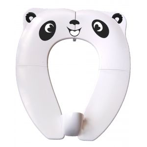 Pot de voyage portable avec protection anti-&eacute;claboussures pour tout-petits (blanc), pliable, avec sac de transport et coussinets antid&eacute;rapants. Housse de si&egrave;ge de toilette pour l'apprentissage de la - Neuf